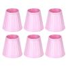 6PCS Simple Modern Pendant Lamp Shade Cover Fabric Wall Light Lampshade for Home Decor