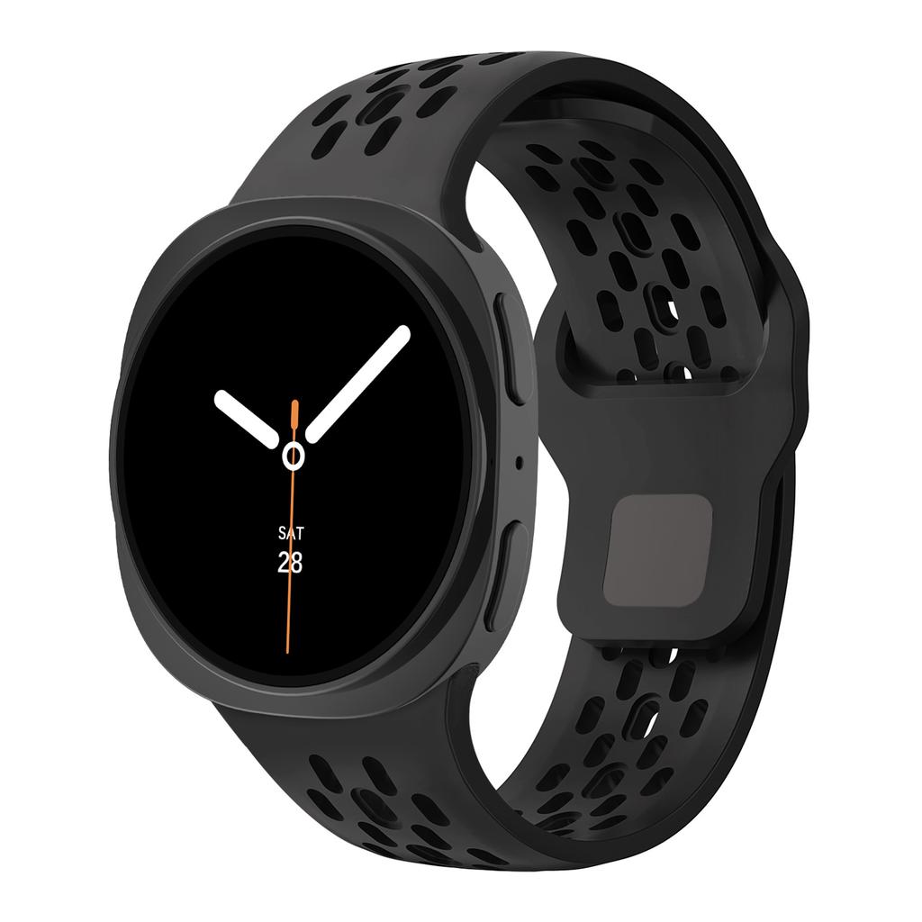 Резиновый ремешок для Samsung Galaxy watch 8/8 classic 46мм/44мм/40мм Дышащий спортивный браслет на запястье Correa Galaxy watch8 Ремешок