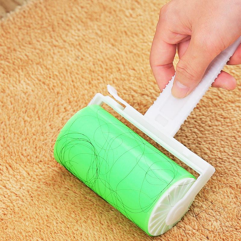 Роликовый очиститель для удаления шерсти домашних животных Многоразовый очиститель для одежды Пух для одежды Устройство для удаления липкой пыли Липкий ворс Стираемый уникальный