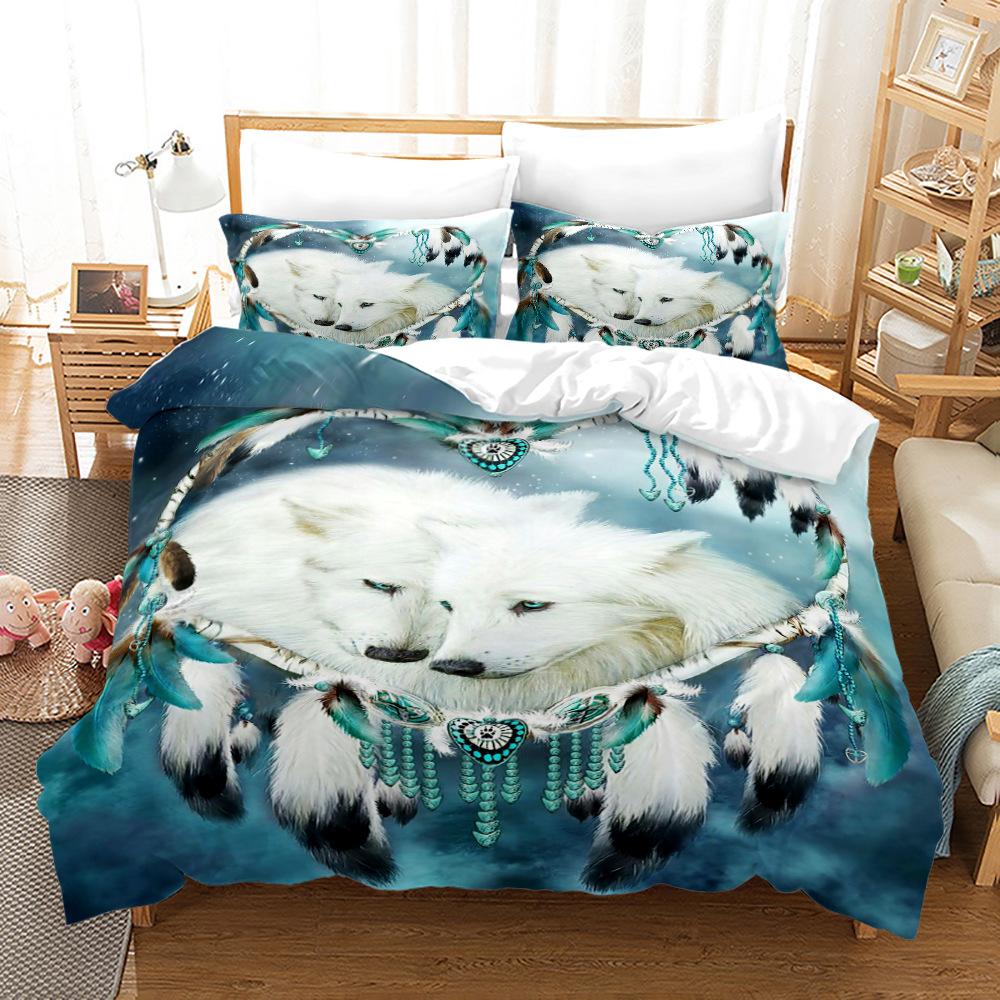 Ловец Снов 3D Пододеяльник Комплект Постельного Белья Breves 240x220 Размер Queen King Двуспальная Кровать Пододеяльник 135 Европейский Постельное Белье 2 Спальни