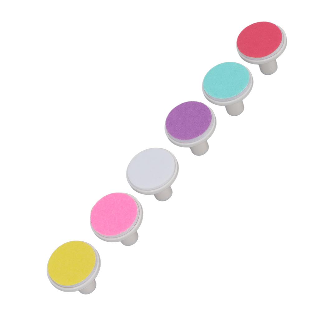 6pcs Baby Nail Trimmer Replacement Pads Professional Electric Nail File Grinding Heads Accessory