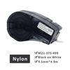 1-10PCS M21-375-499 9.5mmx4.9m Black On White Nylon Label Compatible BRADY BMP21 PLUS Printer M21 375 499