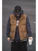 Men's American-Style Cotton Workwear Vest: Warm, Trendy Autumn/Winter Fashion Waistcoat