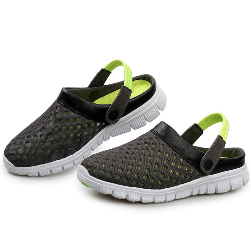 Унисекс модные летние мужские сандалии тапочки на открытом воздухе мужские пляжные сандалии резиновые шлепанцы для пары W2 35