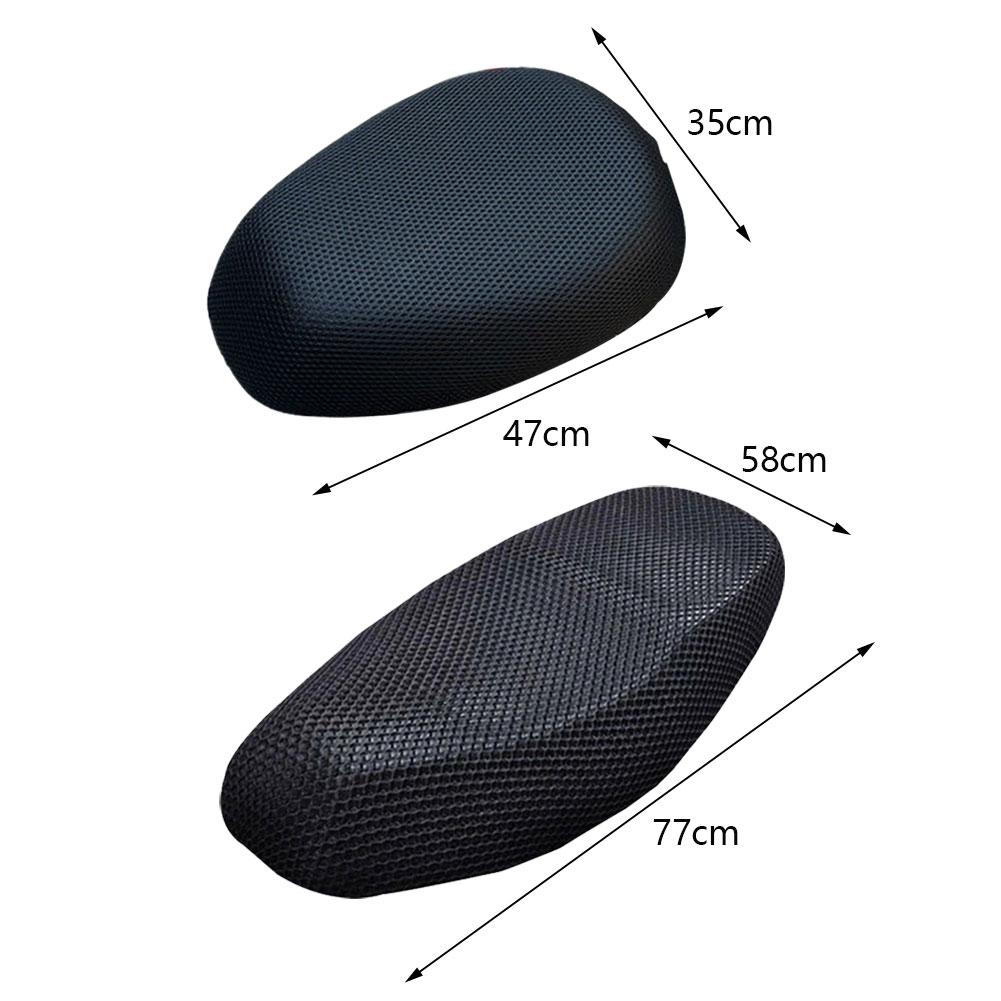 Motorcycle 3D Mesh Fabric Anti-skid Pad Scooter Seat Summer Seat Cover Electric Cushion New Covers Bike Net Breathable Cover