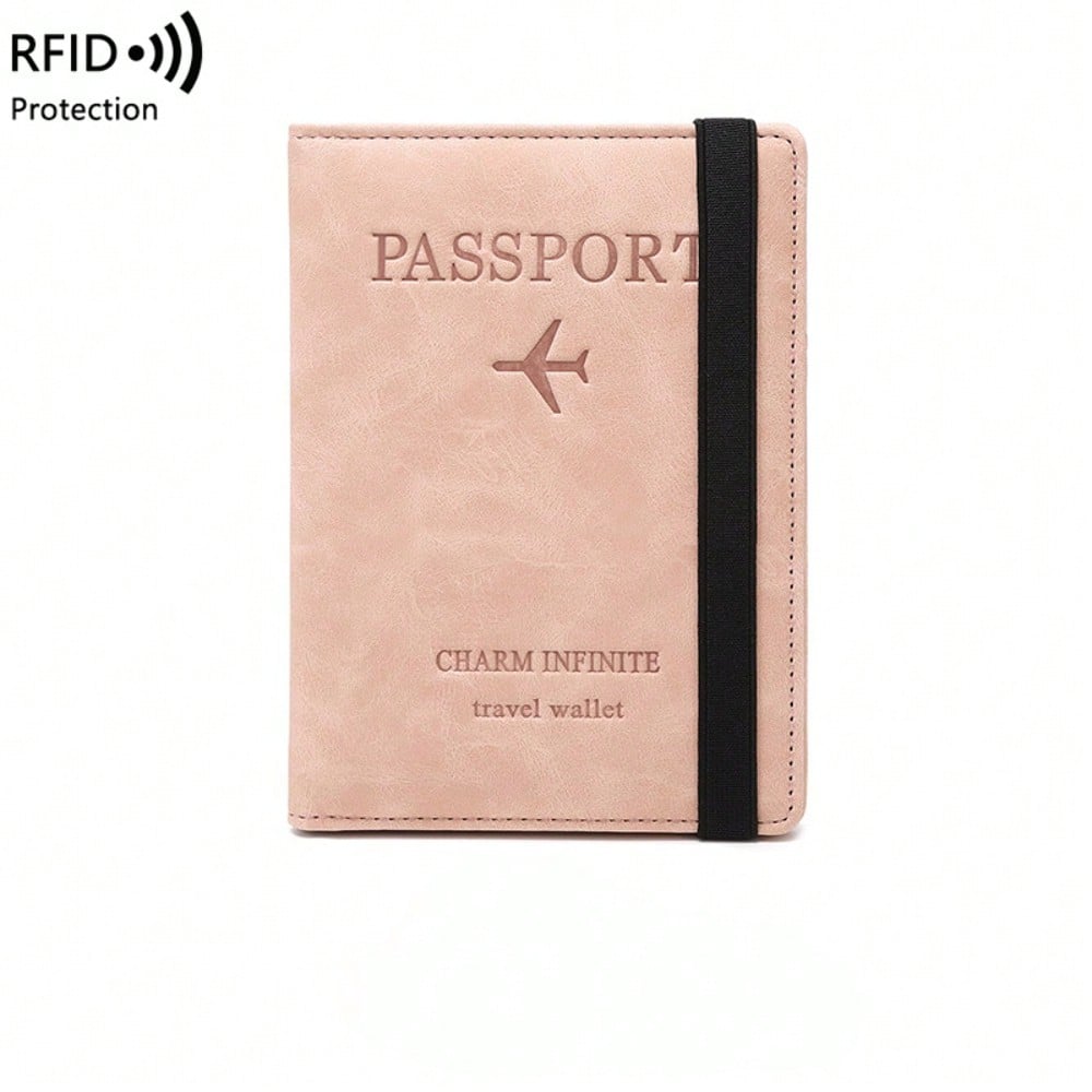 RFID-сумка для паспорта от кражи, простая и модная многофункциональная сумка для удостоверений личности, держатель для паспорта для путешествий за границу