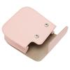 Protective Camera Case PU Leather Pure Color Camera Carrying Bag with Adjustable Strap for Camping Travel Pink