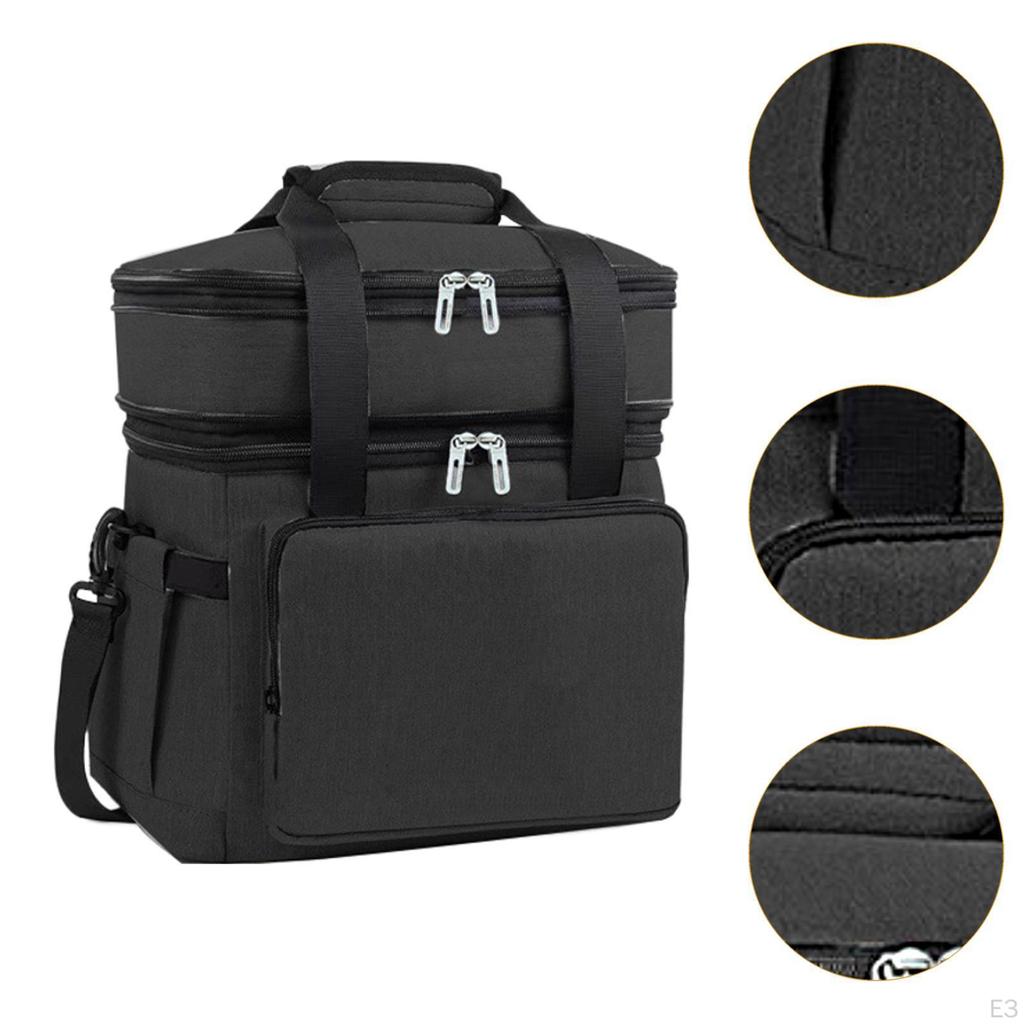 Холодный мешок расширяемый контейнер сгущенный еда двойной уровень для кемпинга офис