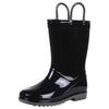Fashion Shevalues New Rain Boots For Boys Girls Waterproof Non-slip Toddler Rain Boots With Easy-On Handles Cute Non-slip Comfort Boots