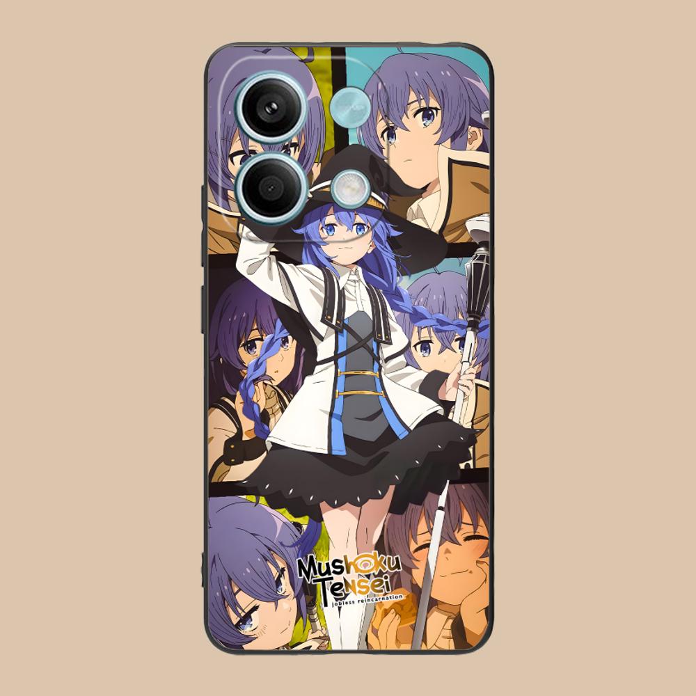 Чехол для мобильного телефона Mushoku Tensei Roxy для POCO F7 F6 F5 F4 F3 F2 Pro GT C75 C71 C65 C61 C40 Pro Ultra с яркой печатью