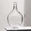 Transparent Glass Hydroponic Vase for Flower Arrangement - Japanese Bellflower & Andromeda