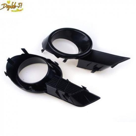 Пара накладок на решетку противотуманной фары переднего бампера для Toyota Highlander 2008-2010