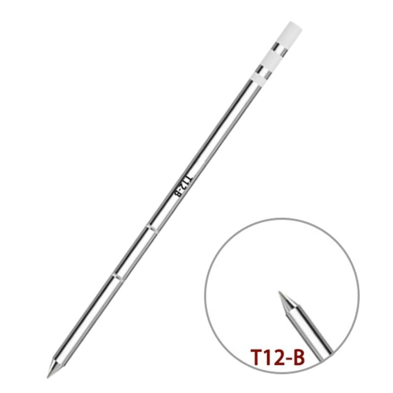 Наконечник для пайки из нержавеющей стали с быстрым нагревом T12 Запасные наконечники для паяльника Электрические паяльные сварочные аксессуары