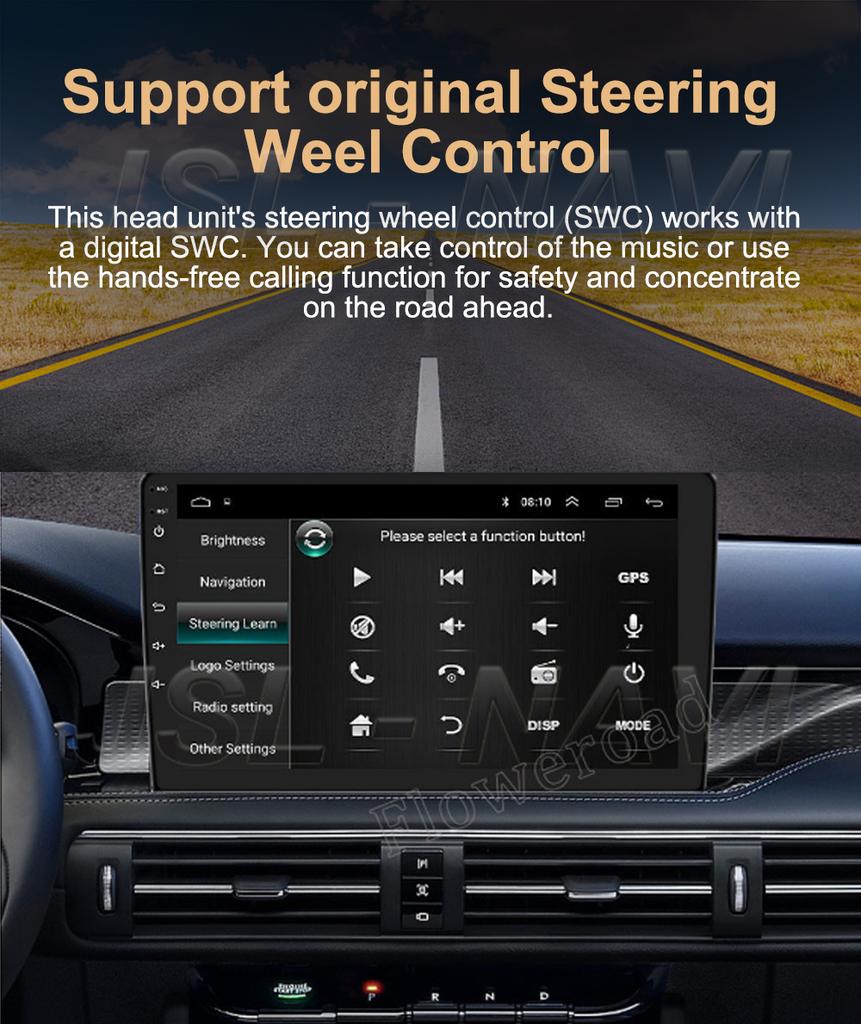 12.3Inch For Mercedes Benz C-Class W204 S204 2006-2011  Android 14 Car Stereo Multimedia Video Player Head Unit Carplay Auto DSP