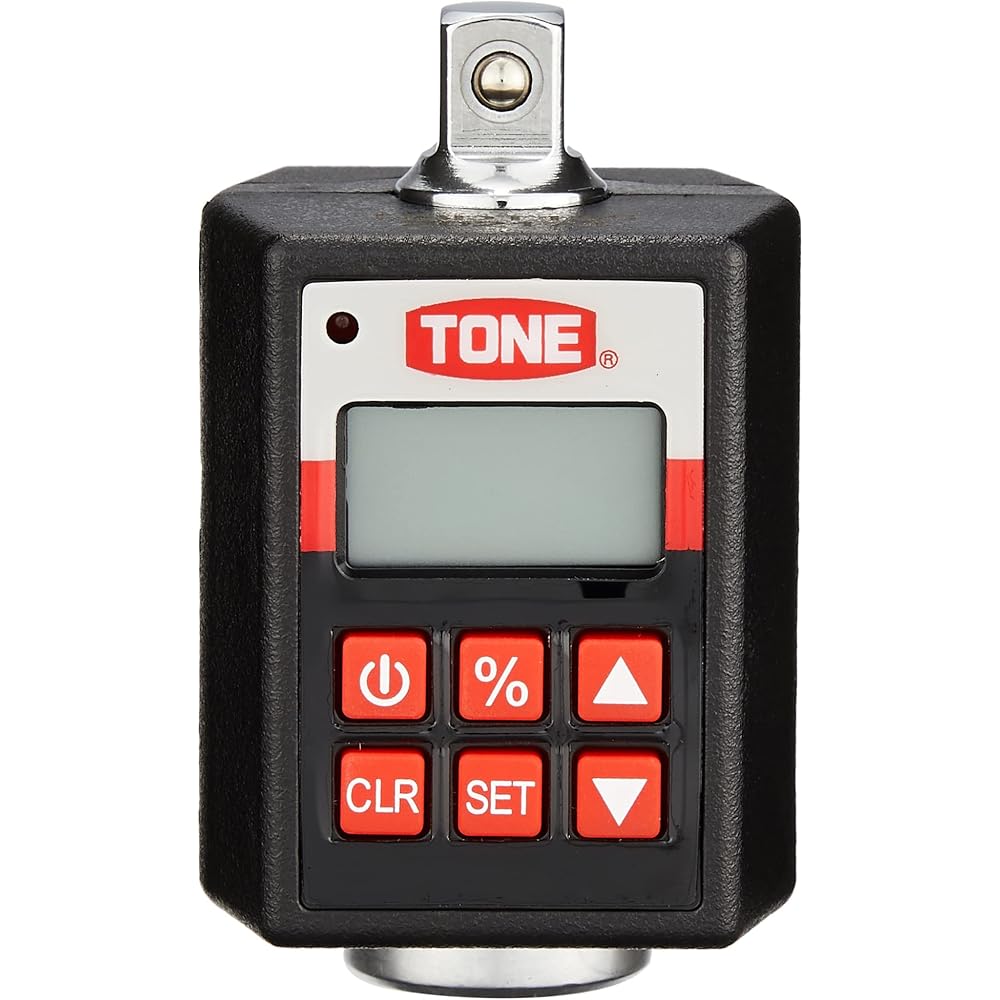 Цифровой ручной динамометрический ключ TONE H3DT135, привод 9,5 мм, 135 Н·м, черный.