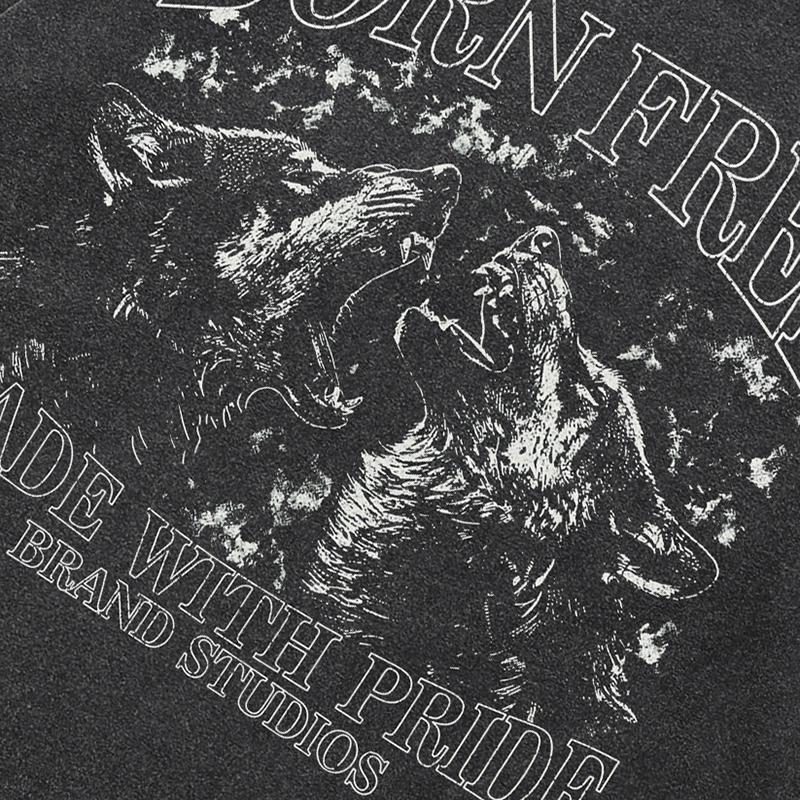 Футболка уличная Watchdog Graphic Washed Black, хлопковая, унисекс, топы, футболки, летняя, с короткими рукавами