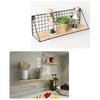 Креативная настенная полка, прочная железная конструкция, прочная несущая настенная корзина, стеллаж для хранения