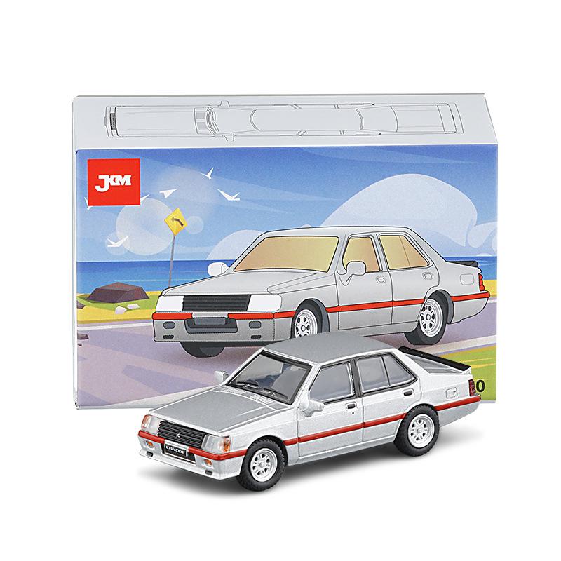 1/64 Mitsubishi Lancer EX2000 Turbo Миниатюрная модель Литой сплав Игрушечная машинка 1/64 JKM Классический автомобиль Свободные колеса Коллекция Подарок