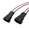 2 Pcs for H8 H9 H11 Harness Male Socket Adapter Car Headlight Wiring Harness Connector Fog Light Bulb Base Socket Cable Plug