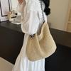 Big Capacity Straw Beach Bag Vintage Handmade Woven Shoulder Bag Raffia Rattan Handbag Bohemian Summer Vacation Crossbody Bags