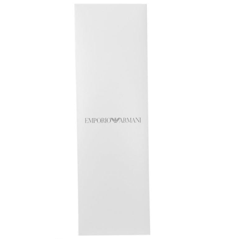 Мужской галстук Emporio Armani, ширина 7,5 см, 100% шелк, в полоску, темно-синий, СДЕЛАНО В ИТАЛИИ, EM001346 TE13741 FB163 [Б/у]