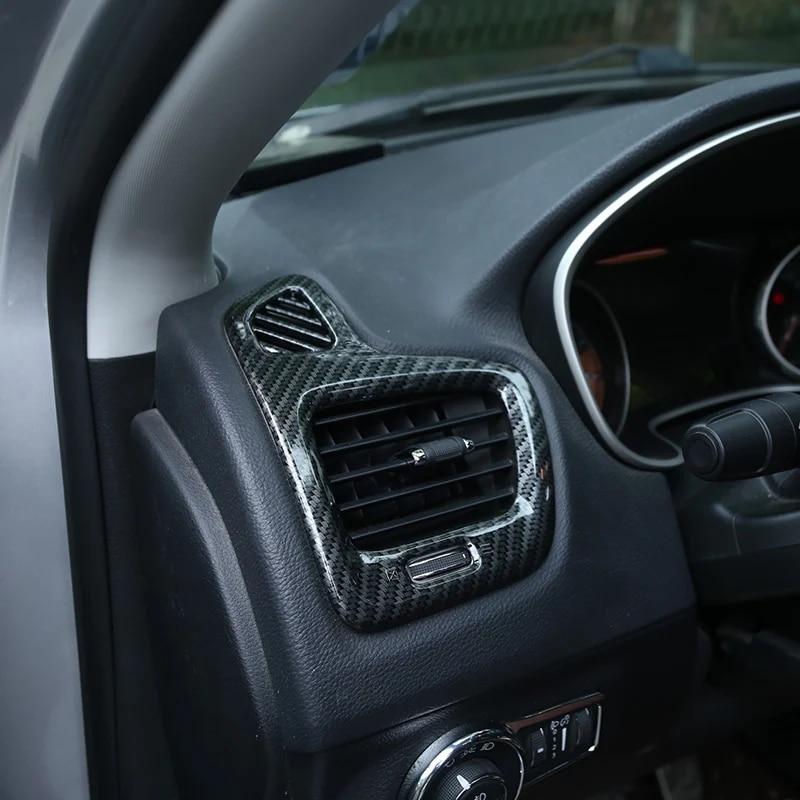 My Good Car Car Chrome Air Vent Protective Cover Air Conditioner Outlet Trim Sticker for Jeep Compass 2017 2018 Accessories