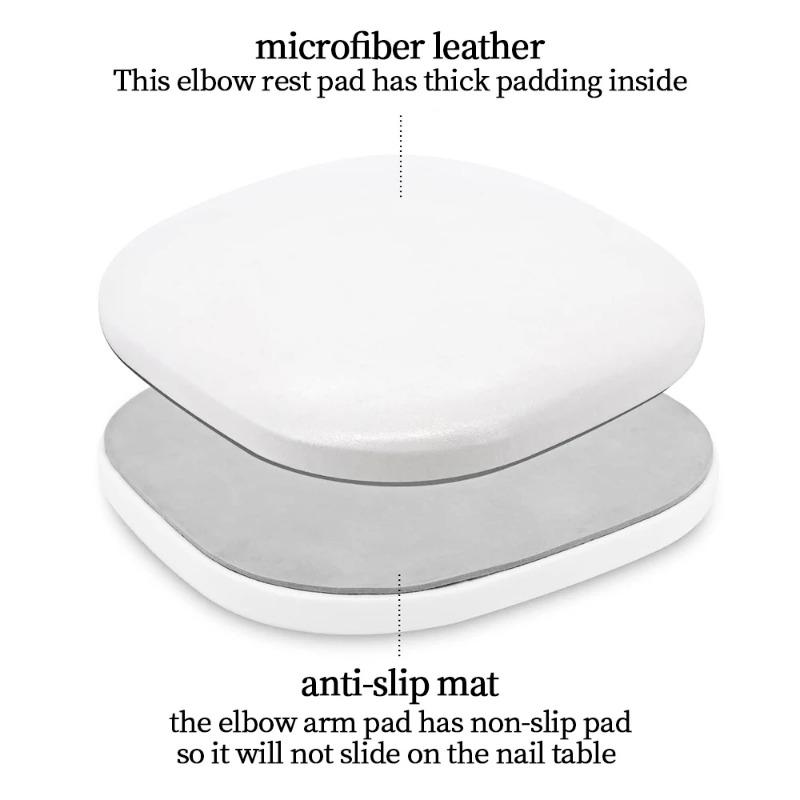 Квадратная подставка для рук из микрофибры и кожи, профессиональная нескользящая подставка для рук мастера по маникюру, подушка для салона маникюра, подлокотник