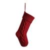 13Colors Christmas Big Stocking 46CM Knitted Stocking, Used For Hanging Christmas Trees, Family Party Decoration