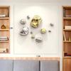 Wall Decoration Stone 3D Golden Stone Wall Background Display Plating Simulation Stone Pendant Wall Hanging Ornaments Room