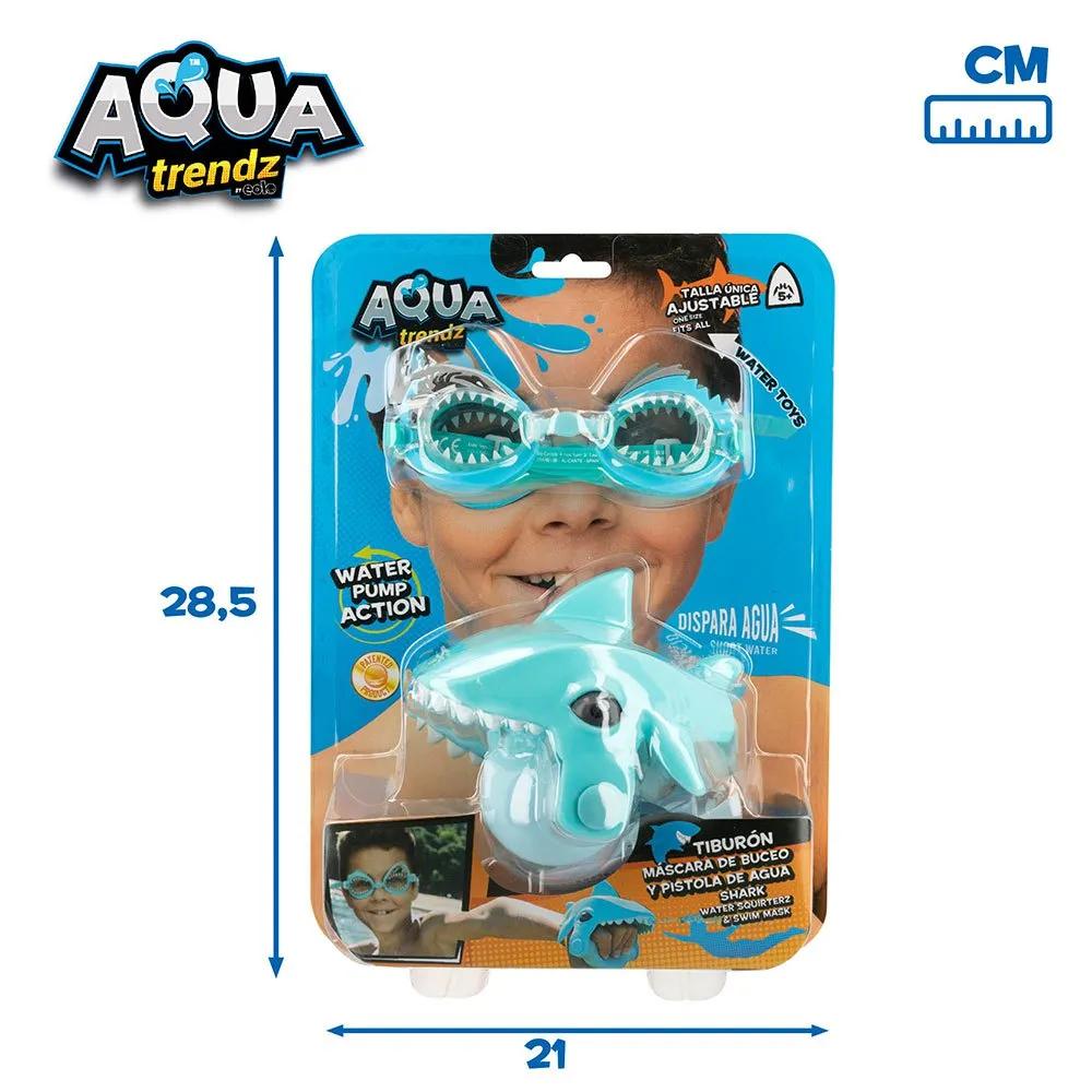 Color Baby Water Blaster Aqua Trendz + Shark Goggles