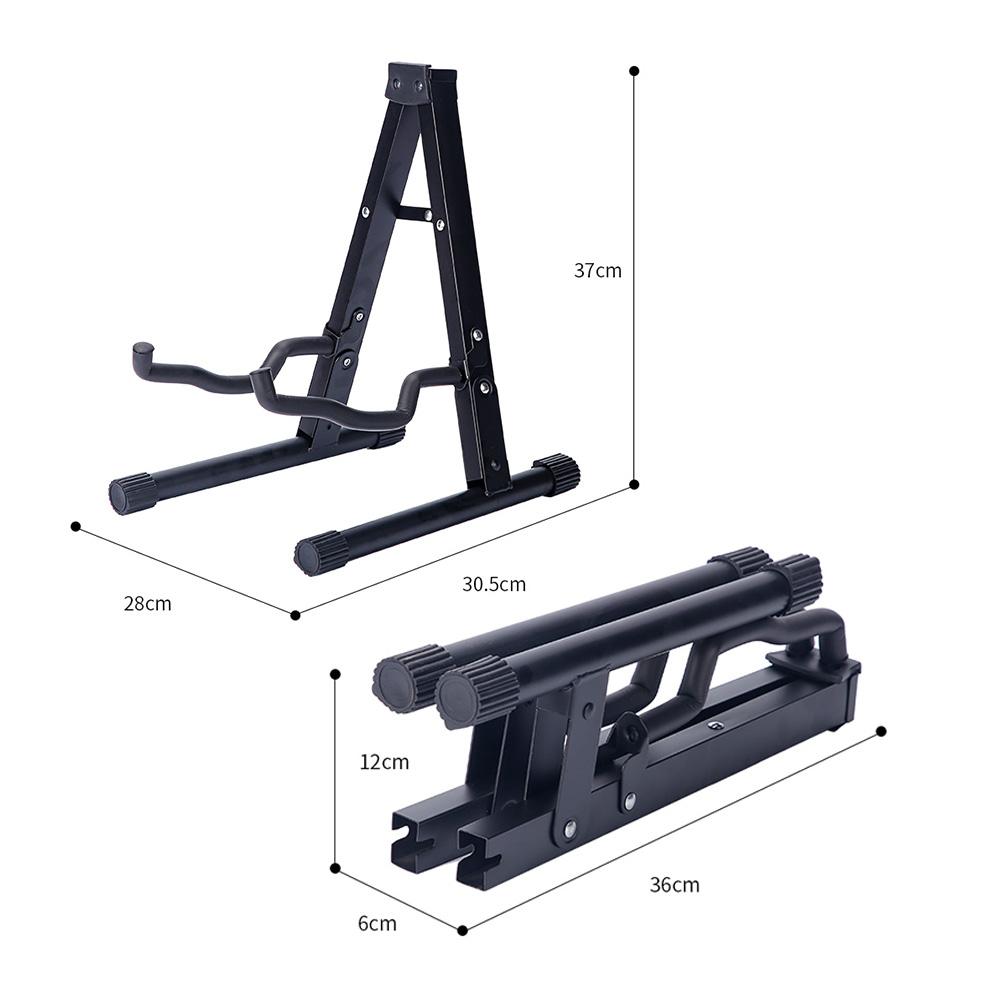 Складная подставка для гитары А-образная подставка Нескользящая резиновая подкладка Мягкая губчатая подставка Портативные подставки для гитары