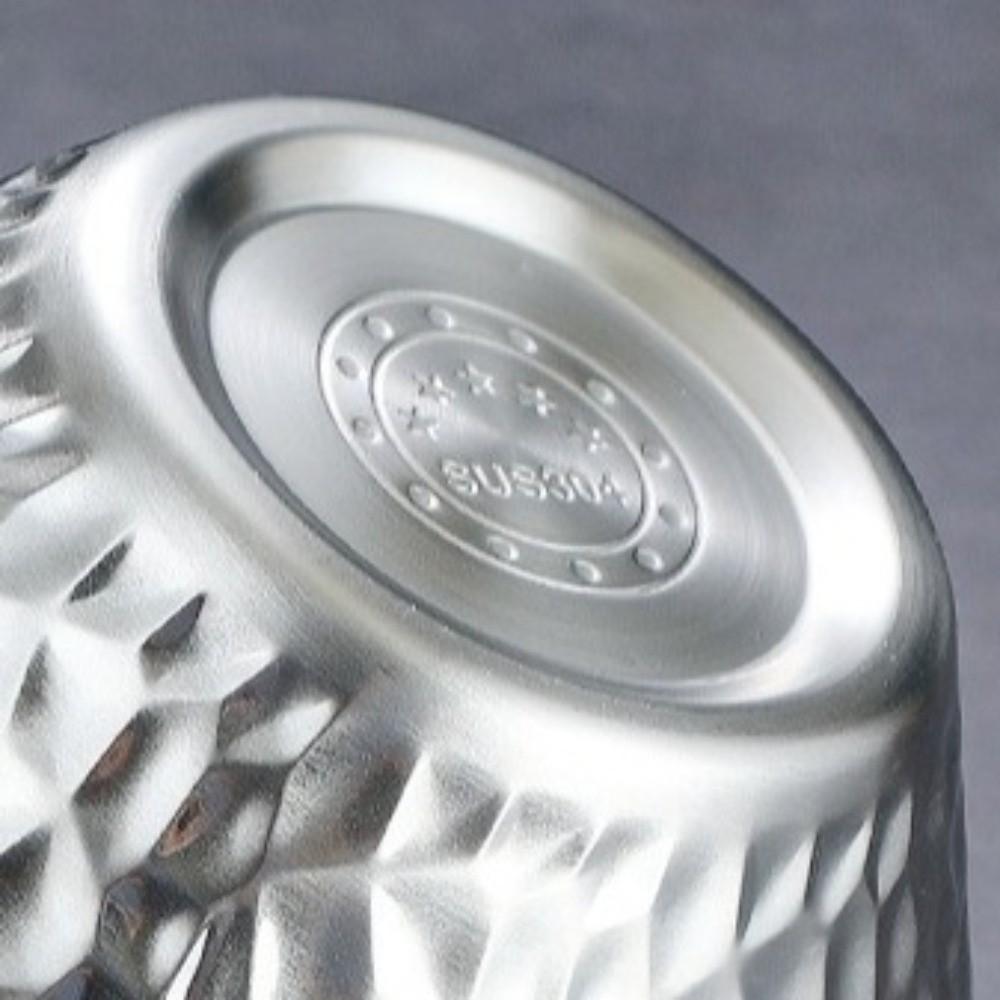 304 Stainless Steel Salad Mixing Bowl Double Layer Ice Shaved Bowl Thicken Ice Cream Bowl  Rice