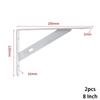 2 Pcs Triangle Shelf Brackets Heavy Duty Shelf Bracket Wall Mounted Support L Shape Corner Brace Shelf Right Angle Bracket