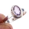 Кольцо из чистого серебра 925 пробы с натуральным аметрином, размер 8, b0m97