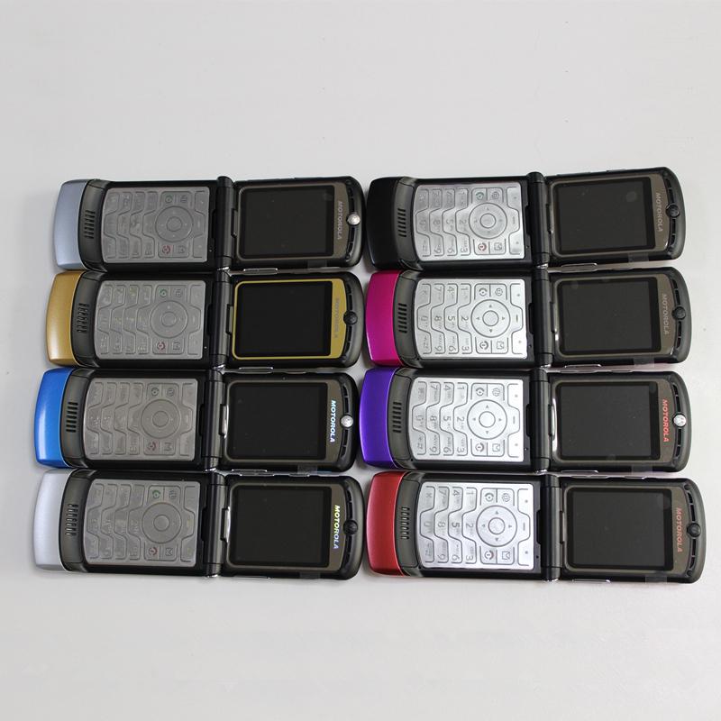 Оригинальный восстановленный мобильный телефон Motorola Razr V3