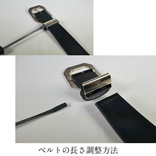 Sealand Двурядный ремень с люверсами, ширина 40 мм, сделано в Японии, 50-130 см, широкий, черный,