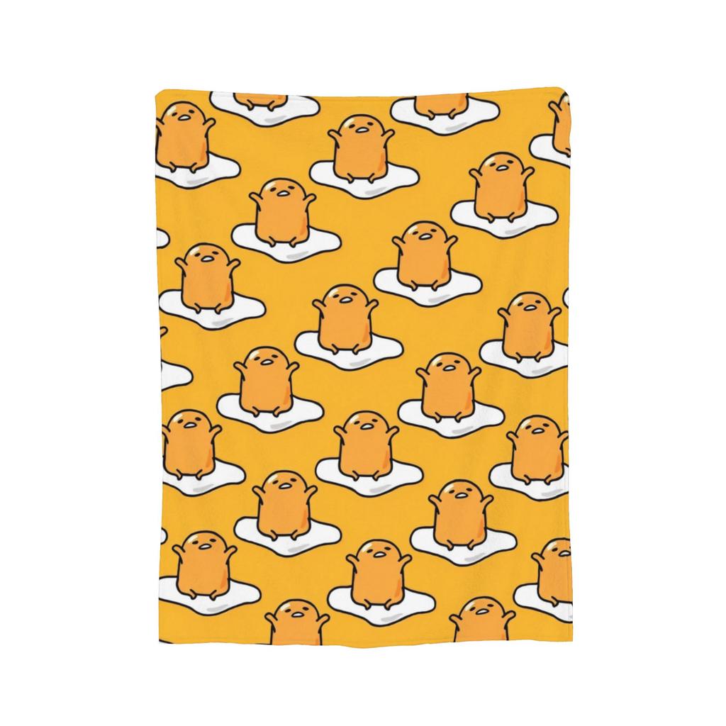 Lazy Egg Gudetama  blanket Cute Cartoon Fleece Funny Breathable Throw blankets for Bedding Lounge Textile Decor,