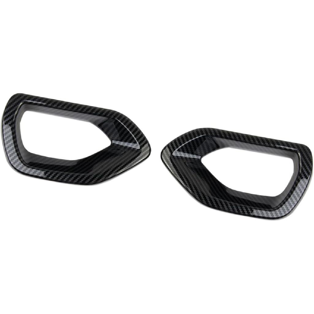 Crosselec Carbon Fiber Front Bumper Honeycomb Grille Inserts Mesh cover trim For Charger SRT/Scat Daytona 2015-2021