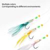 Glow Fish String Hook Fishing Baits Hook for Saltwater Sabiki Rig with Glow Beads Fishing Baits Lures Rig