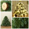 Handmade Mini Christmas Tree Stable Faux Noble Fir Creative Mini Snow Pine Tree  New Year