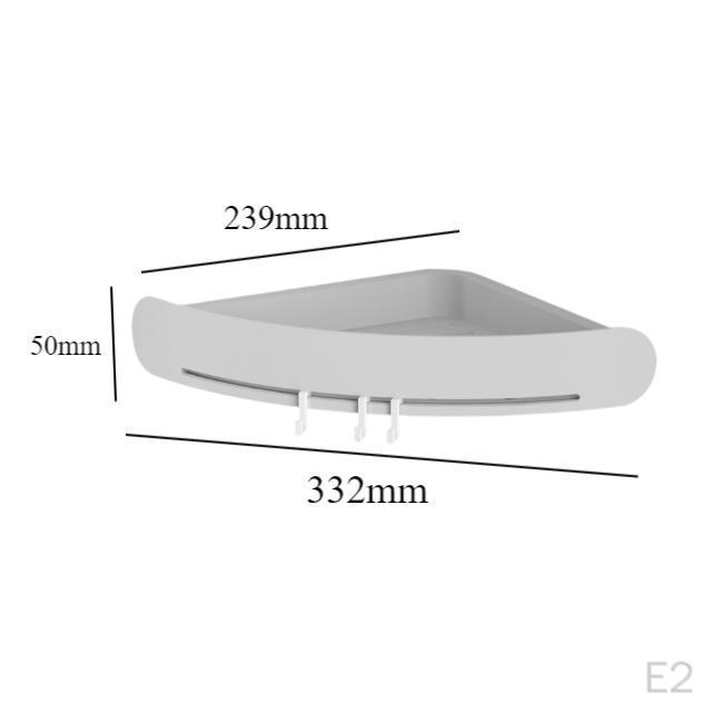 Угловая полка для душа, Полка для ванной комнаты, Треугольная полка для аксессуаров, Душ