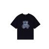 Мужчины и женщины с жемчужным ожерельем The Same 24 Early Spring New Bear Series Футболка с короткими рукавами Teddy Bear