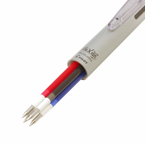 Pilot 4-color Ballpoint Pen Frixion Ball 4 Slim 0.38mm [Gradient Silver] LKFB-80U