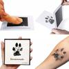 Cat Dog Paw Print Footprint Handprint Ink Kit Pad Safe Non-Toxic Easy Diy Clean Touch Inkless Pet Souvenir Accessories