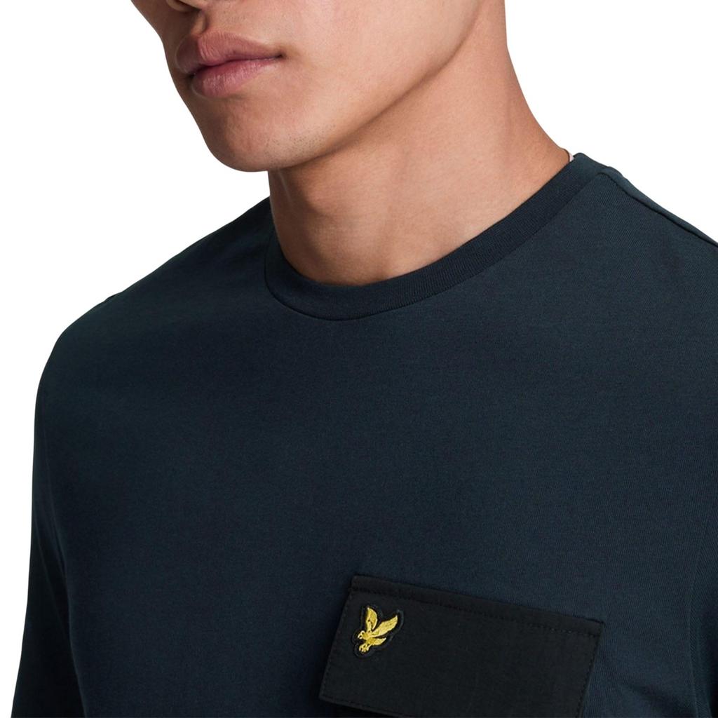 Lyle & Scott Mens Woven Pocket T-Shirt