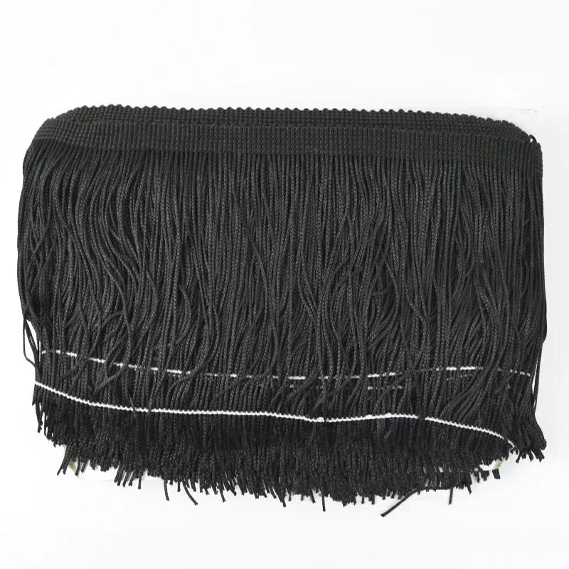 5М Meetee Полиэстеровая бахрома с кисточками 10-30см Кружевная отделка Лента для платья Занавеска Декоративные ленты Бахрома Ткань Швейная фурнитура