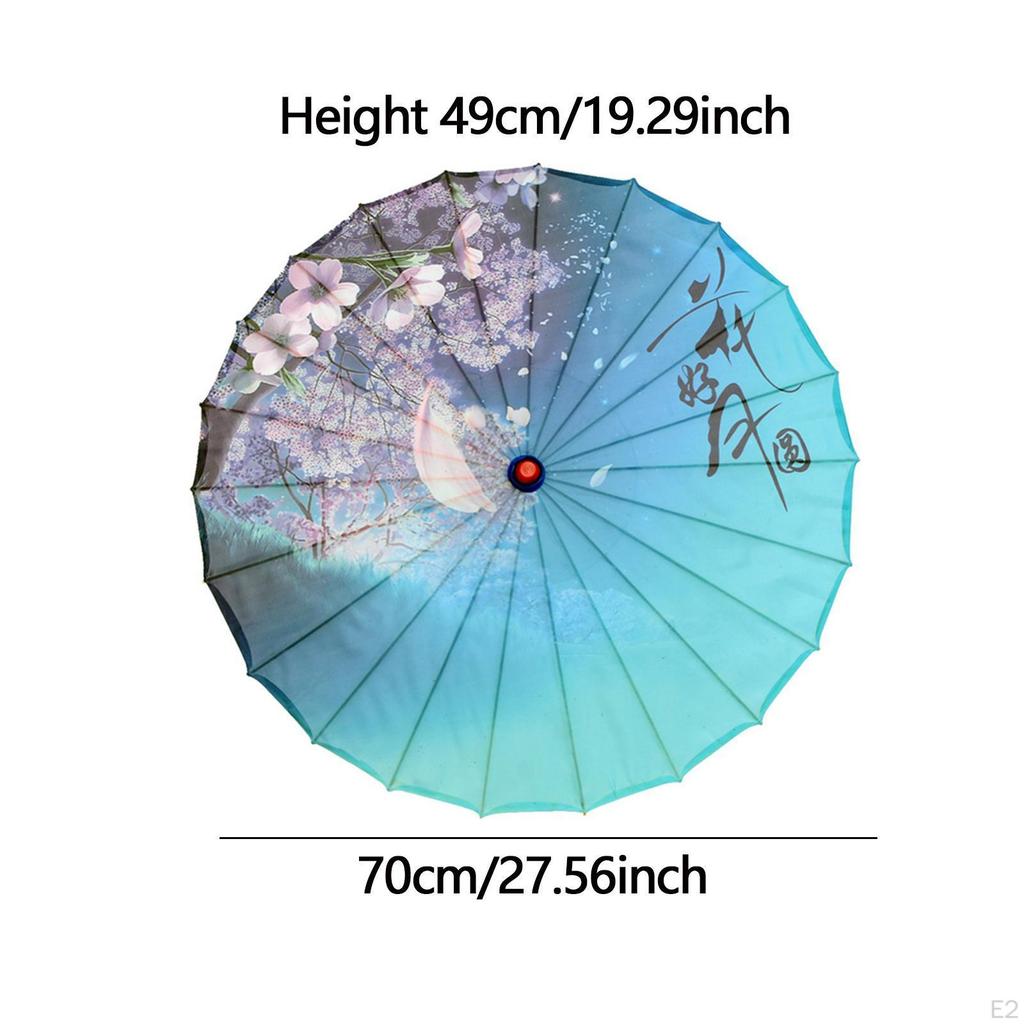 Antique Chinese Oiled Paper Umbrella for Girls' Dance Gifts