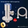 304 Stainless Steel 4-Point Hot & Cold Water Valve Switch