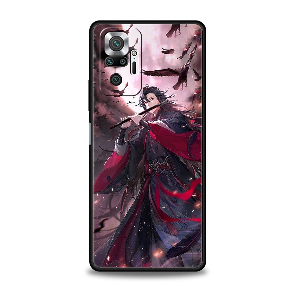 Мягкий чехол для телефона Xiaomi Redmi Note 10 11 9 8 Pro 9S 7 8T 9T 9A 8A 9C K50 K40 игровой чехол MDZS аниме Mo Dao Zu Shi Wei Wuxian