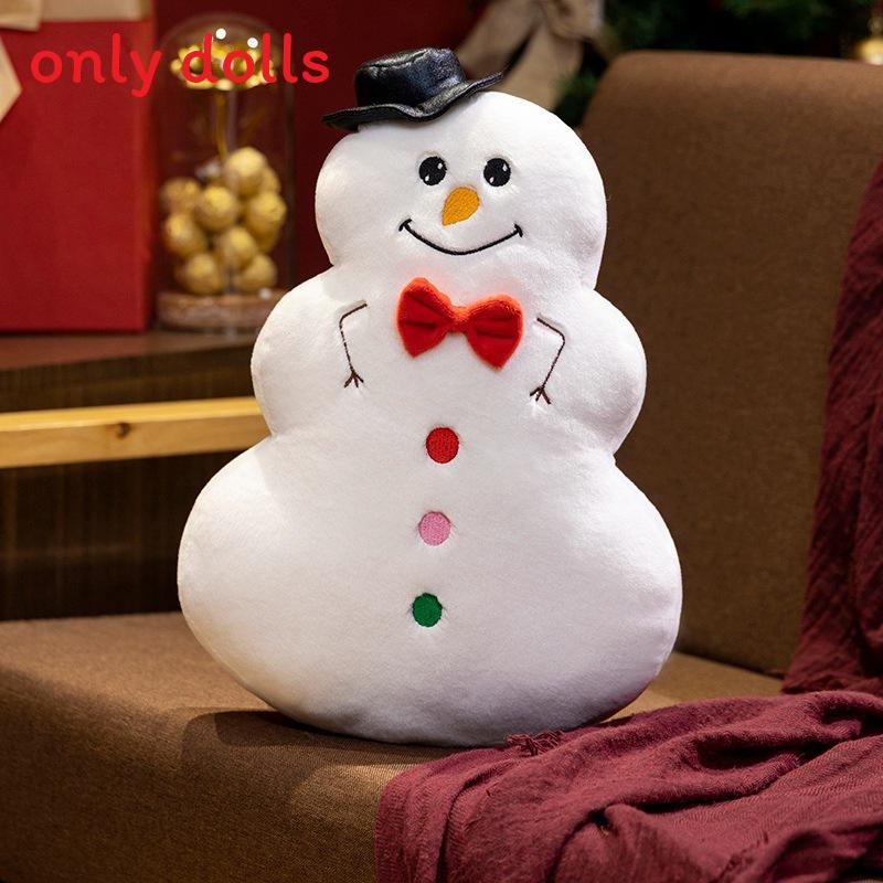 Gingerbread Man Snowman Christmas Tree Plush Daoll Pillow For Festive Home Decoration